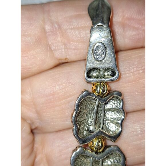 Artsy Premiere Designs Women's Bracelet Mixed Metal Vintage 80's Cottagecore - Picture 7 of 9